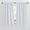 NICETOWN Bunk Bed Insulated Room Darkening Curtains – (Cloud Grey Color) W42 x L50, 2 Pieces, Modern Design Thermal Privacy Protection Window Treatment Drapes/Draperies for Bedroom