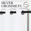 NICETOWN Patio Door Curtain Panel – (120 inches Wide, Pure White, 1 Piece) Nursery & Infant Care Drape, Extra Long 102 inches Length Curtain for Dining Room