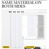 NICETOWN Patio Door Curtain Panel – (120 inches Wide, Pure White, 1 Piece) Nursery & Infant Care Drape, Extra Long 102 inches Length Curtain for Dining Room