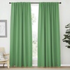 NICETOWN Blackout Curtain Panels Window Draperies – (Forest Green Color) 70×84 inch, 2 Pieces, Insulating Room Darkening Blackout Drapes for Bedroom