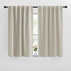NICETOWN Blackout Curtains Window Drapes – (Natural Color) 42 inches W by 40 inches L, Set of 2, Blackout Curtain Panels for Boy’s Nursery