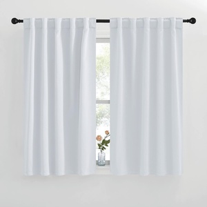 NICETOWN Bunk Bed Insulated Room Darkening Curtains – (Cloud Grey Color) W42 x L50, 2 Pieces, Modern Design Thermal Privacy Protection Window Treatment Drapes/Draperies for Bedroom