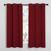 NICETOWN Burgundy Red Blackout Curtains for Living Room 42″ x 63″ 2 Panels