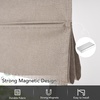 NICETOWN Natural 100% Blackout French Door Roman Shade W30 x L72 in(Taupe)