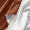 NICETOWN Grey 100% Blackout Bedroom Curtains 72 inches Long x W52(Burnt Orange)