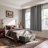 NICETOWN Grey 100% Blackout Bedroom Curtains 72 inches Long x W52(Grey)