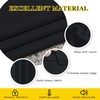 NICETOWN Black Curtains for Boys Room – Blackout Thermal Insulated Window Treatment Solid Grommet Room Darkening for Bedroom/Night Shift (Set of 2, W37 x L63)